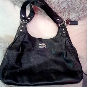 Black Madison Coach purse